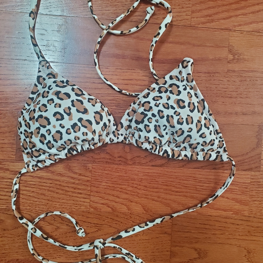 JCrew Animal Print String Bikini - Small